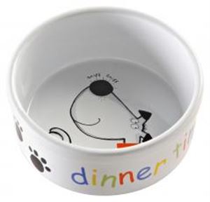 cheshire pet supplies mason cash dinner time dog bowl 15 x6 5cm