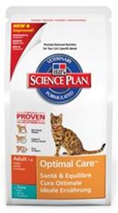 Picture of Hills Science Plan Feline Optimal Care Adult Tuna 5kg