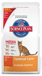 Picture of Hills Science Plan Feline Optimal Care Adult Chicken 2kg