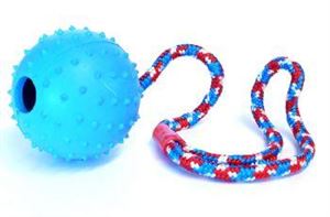 good boy ball on a rope