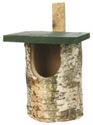 Picture of Cj Birch Log Nest Box Open Front