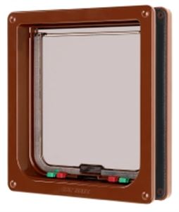 Picture of Cat Flap Brown Large 21x22.7cm