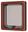 Picture of 4 Way Locking Cat Flap Brown 16.5x17.4cm