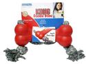 Picture of Kong Goodie Dog Bone With Rope Medium