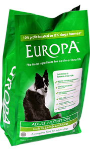 Picture of Europa Super Premium Adult – Rich in Lamb and Rice 15kg Hypoallergenic