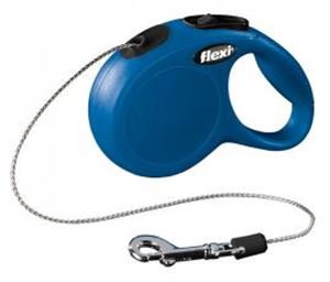 Picture of Flexi New Classic Cord Blue Extra Small 8kg - 3m (10ft)