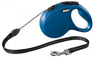 Picture of Flexi New Classic Cord Blue Medium 20kg - 5m (16ft)