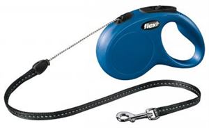 Picture of Flexi New Classic Cord Blue Small 12kg - 5m (16ft)