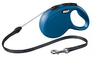 Picture of Flexi New Classic Cord Blue Small 12kg - 8m (26ft)