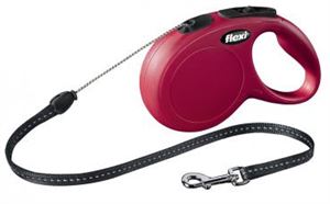 Picture of Flexi New Classic Cord Red Small 12kg - 8m (26ft)