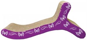 Picture of Catit Patterned Scratching Board With Catnip Chaise Design 41cm