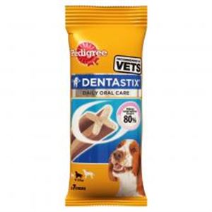 Picture of Pedigree C&t Dentastix Medium Dog 10-25kg 7stk