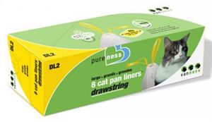 Picture of Van Ness Litter Tray Drawstring Liner Large Pk 8