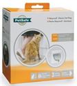 Picture of Staywell Classic Manual 4 Way Locking Cat Flap White Tunnel