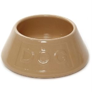Picture of Non Tip Spaniel Water Bowl Lettered Dog