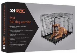 Picture of Rac Metal Fold Flat Crate With Plastic Tray Small 61x49x43cm