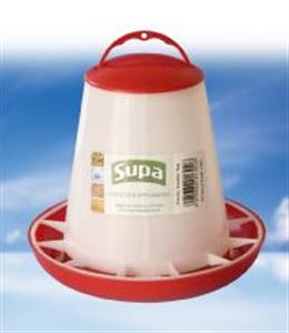 Picture of Supa Poultry Feeder Red & White 1kg