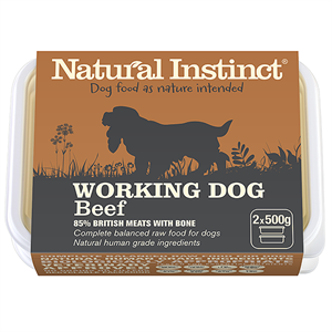 Picture of Natural Instinct Working Dog Beef 2 x 500g