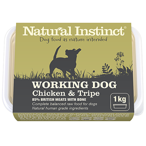 Picture of Natural Instinct Working Dog Chicken & Tripe 1kg