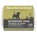 Picture of Natural Instinct Working Dog Chicken & Tripe 2x500g