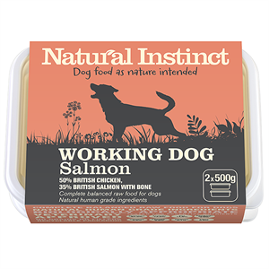 Picture of Natural Instinct Working Dog Salmon 2x500g