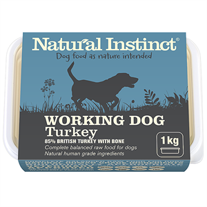 Picture of Natural Instinct Working Dog Turkey 1kg