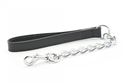 Picture of Heritage Chain Lead With Diamond Leather Handle Xheavy Black 50cm