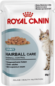 Picture of Royal Canin Hairball Care Pouches In Gravy 85g x 12