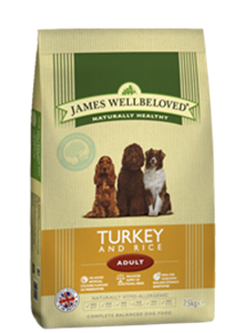 Picture of James Wellbeloved Turkey & Rice Adult 15kg
