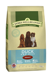 Picture of James Wellbeloved Duck & Rice Adult 15kg