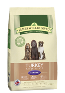 Picture of James Wellbeloved Turkey & Rice Senior 2kg