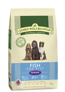 Picture of James Wellbeloved Fish & Rice Senior 2kg