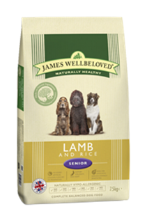 Picture of James Wellbeloved Lamb & Rice Senior 2kg