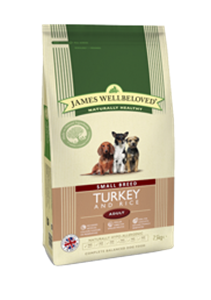Picture of James Wellbeloved Turkey & Rice Small Breed Adult 1.5kg