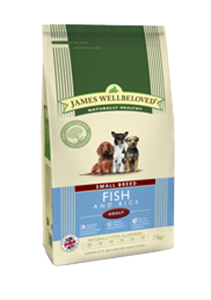 Picture of James Wellbeloved Small Breed Fish & Rice Adult 1.5kg