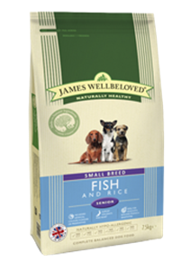 Picture of James Wellbeloved Fish & Rice Small Breed Senior 1.5kg