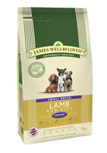 Picture of James Wellbeloved Lamb & Rice Small Breed Senior 1.5kg