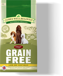 Picture of James Wellbeloved Grain Free Lamb & Vegetables Adult 10kg