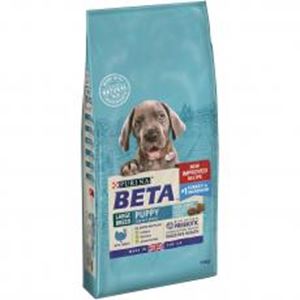 Picture of Beta Puppy Large Breed Dry Dog Food With Turkey 14kg